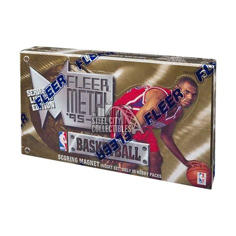 fleer metal box|1995/96 Fleer Metal Basketball Series 2 Box (Retail).